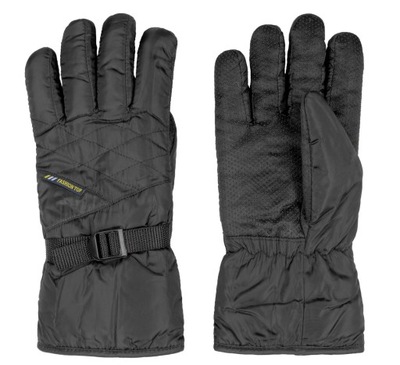 Ciepłe Zimowe Rękawice Rękawiczki Męskie Ocieplone Futerkiem na Zimę 37870