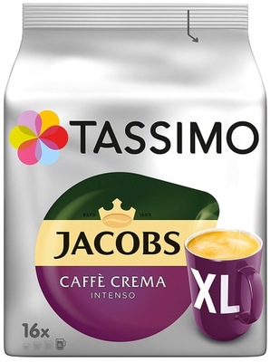 Kapsułki TASSIMO Jacobs Caffe Crema Intenso XL 16