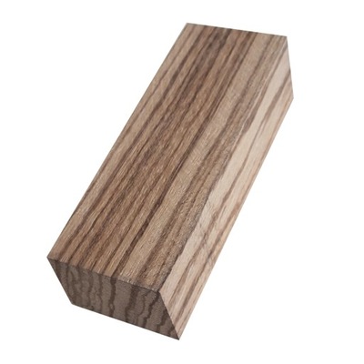 Drewno Egzotyczne ZEBRANO zebrawood bloczek 35x48x130