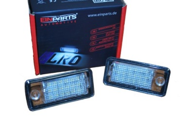 Підсвітка led номерного знака audi a3 a4 b6 фото №1