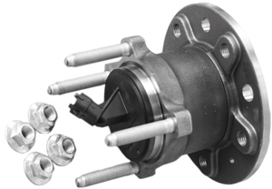 CUBO COJINETE RUEDAS SAAB 9-3 93 PARTE TRASERA SENSOR ABS  