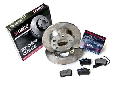 DISCOS + ZAPATAS PARTE TRASERA FORD GALAXY VW SHARAN 268MM  