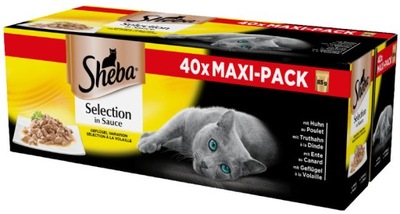 Mokra karma dla kota Sheba mix smaków 3,4 kg