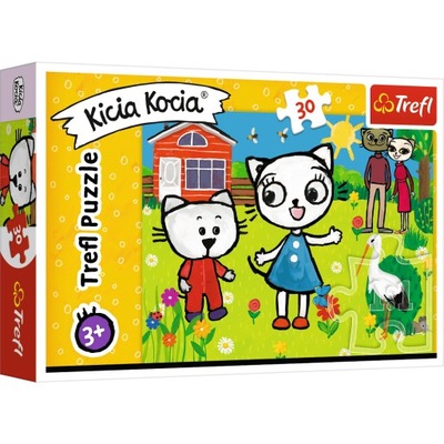 TREFL Puzzle KICIA KOCIA NUNUŚ KOTKI 30 elem.