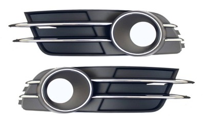 Audi a6 c7 комплект решётка заглушки решётки haloenu фото №1