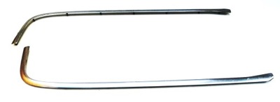 Mercedes 124 kombi молдинг бампера левый задняя хром фото №1