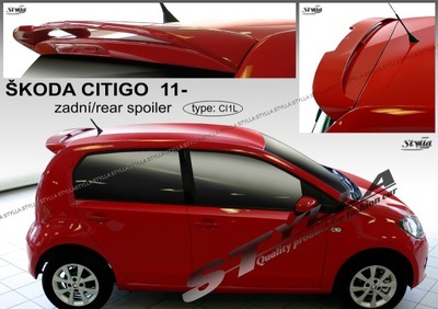 spoiler spojler do Skoda Citigo 3/5 dw hb 2011--