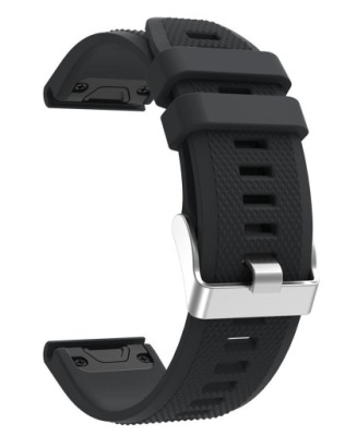 CZARNY Pasek Garmin Forerunner 745 (szerokość 22mm)