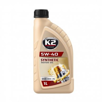 Olej silnikowy syntetyczny K2 5W-40 1L