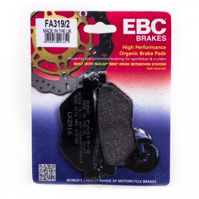 PADS BRAKE EBC FA319/2 YAMAHA FJR 1300  