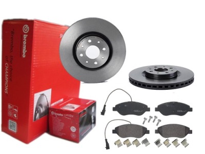 Гальмівні диски гальмівні колодки brembo перед fiat bravo ii 281mm фото №1