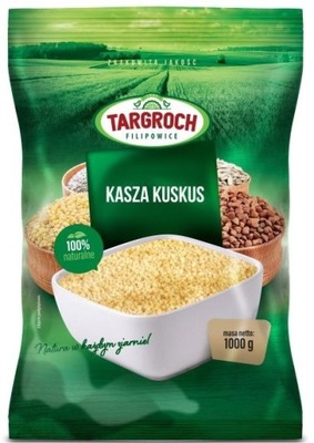 Targroch Kasza Kuskus Kus Kus z pszenicy durum Naturalna Świeża 1kg