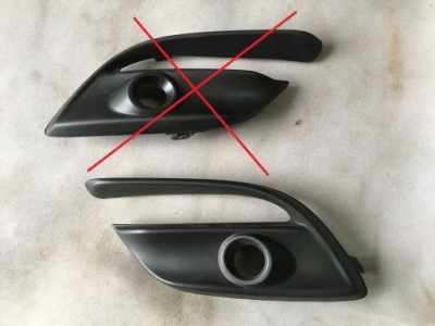 Mazda 3 17- решётка бампера противотуманная фара правая фото №1