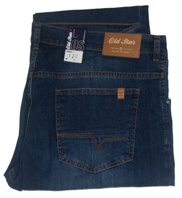 SPODNIE JEANS OLD STAR DUŻE PAS 126 MODEL 154