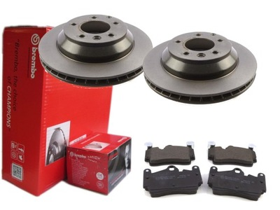 DISCOS + ZAPATAS BREMBO PARTE TRASERA PORSCHE CAYENNE 330MM  