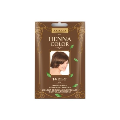 Venita HENNA odżywka koloryzująca 14 kasztan 25g