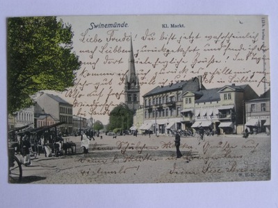 Świnoujście Swinemuende rynek 1902