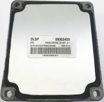 KOMPIUTERIS ECU OPEL ASTRA Z14XE 09353459 DLSP ŠVARUS 