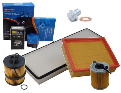 4 x фильтр набор renault espace 4 iv 3.0dci kraft фото №1