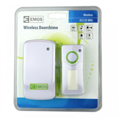 DZWONEK BEZPRZEWODOWY 85dB IP44 P5740 EMOS