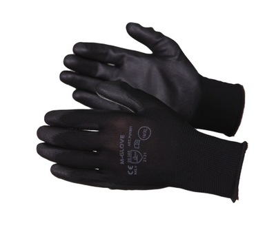 ПЕРЧАТКИ ROBOCZE M-GLOVE PU1001 CZ KAT II 2131 11