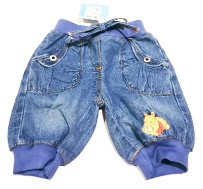 Spodnie dziecięce Jeans Kubuś Puchatek Disney 62