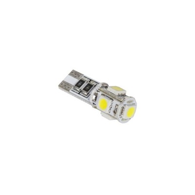 LEMPUTĖ AUTOMOBILINĖ LED T10 5X SMD5050 ZAR0380 