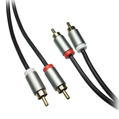Kabel przewód Cinch 2xRCA wtyk-wtyk NePOWER 2m