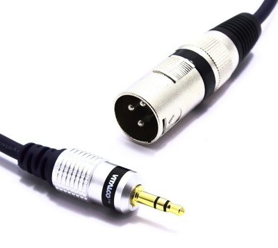 KABEL MIKROFONOWY WTYK AUX JACK WTYK XLR MK31 3M