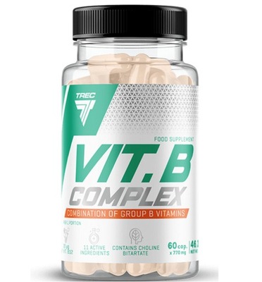 TREC VITAMIN B COMPLEX 60 kaps WITAMINY Z GRUPY B