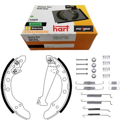 BRAKE SHOES +ZEST.M. VW GOLF III 3 POLO 6N LUPO 200X40  