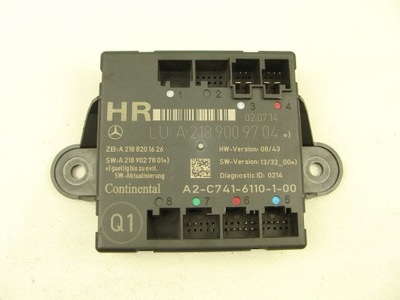 Модуль блок керування двері mercedes a2189009704 фото №1