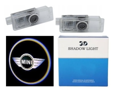 LED (СВІТЛОДІОД) ЛОГОТИП ПРОЖЕКТОР МІНІ S CLUBMAN R60 R26 R36 R50 