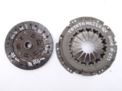 Toyota mr2 ii sw20 2.0 притиск + диск 225mm org. фото №1