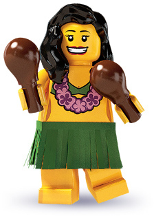 LEGO Minifigures 8803-14 Seria 3 Tancerka Hula