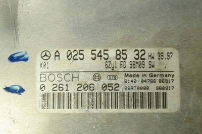 Mercedes блок керування a0255458532 0261206052 фото №1