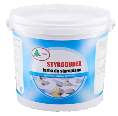 STYRODUREX FARBA DO STYROPIANU I STYRODURU 5L