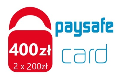 PaySafeCard 400 zł PSC Kod PIN Karta Pre-Paid