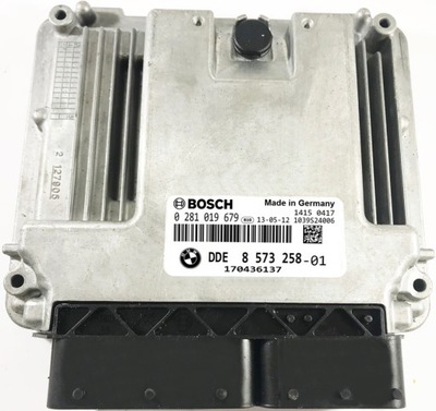 KOMPIUTERIS ECU BMW 3 F30 2.0D 8573258 0281019679 