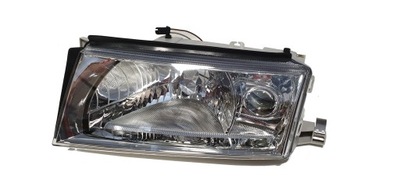 Фара лампа h3+h4 skoda octavia i 01-10 левая фото №1