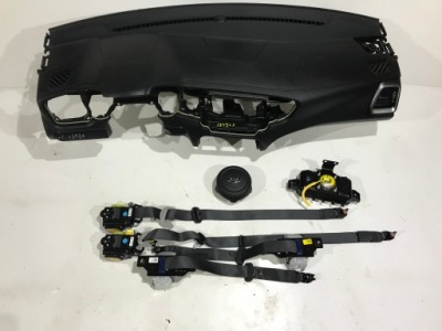 Kia cerato приборная панель консоль подушка безопасности подушки безопасности ремни оригинал демонтаж фото №1