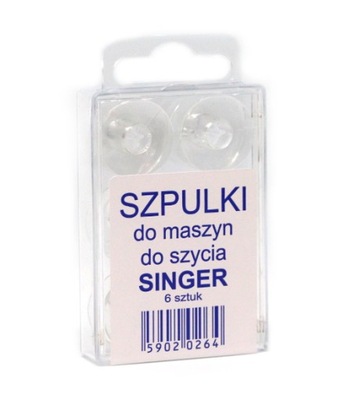 0224 - Zestaw szpulek SINGER ŁUCZNIK KL.800 6 szt.
