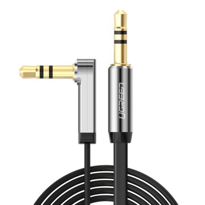 UGREEN Kabel audio AUX mini Jack 3,5mm kątowy