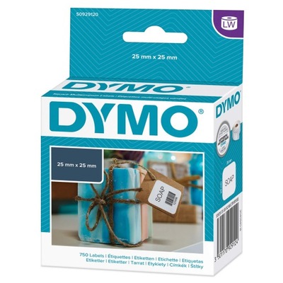 Etykiety DYMO różnego przeznaczenia- 25 x 25 mm, biały S0929120