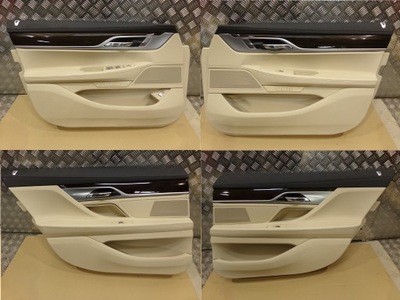Bmw 7 g11 g12 обшивка дверь перед задняя canberra фото №1