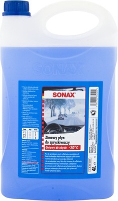 PŁYN DO SPRYSKIWACZY ZIMOWY 4L -20C SONAX