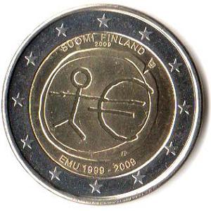 2 euro okolicznościowe Finlandia 2009 10lecie Unii