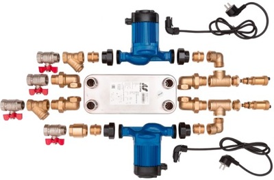 Wymiennik pompa zestaw wkład wodny płaszcz 40 KW
