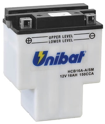 HCB16A-A АККУМУЛЯТОР UNIBAT - HYB16A-A - L+, 12V, 16AH , 150A