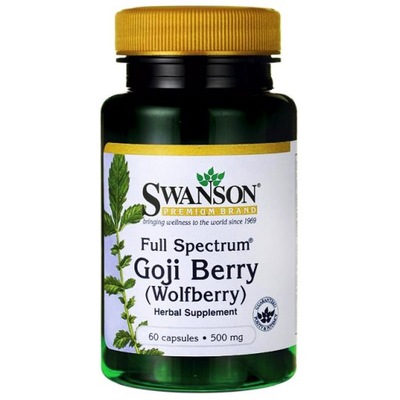 Suplement diety Swanson Health Products goji kapsułki 60 szt.